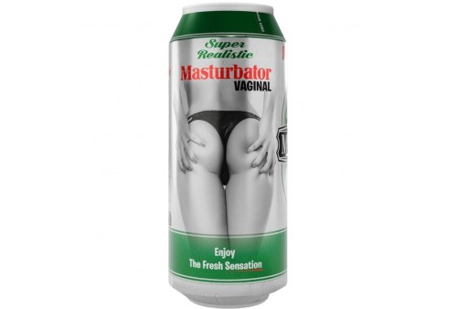 alive masturbador masculino vagina lata cerveza