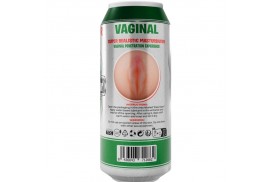 alive masturbador masculino vagina lata cerveza