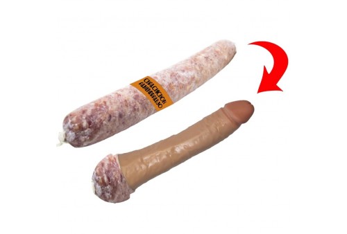 diablo picante dildo salchichon de almendralejo extra