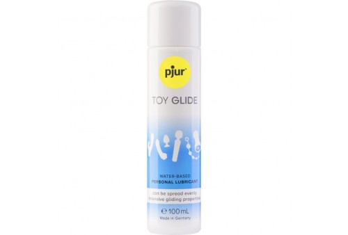 pjur toy glide lubricante base agua para juguetes 100 ml