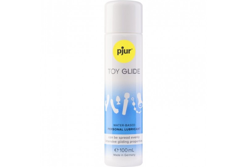 pjur toy glide lubricante base agua para juguetes 100 ml