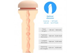 kiiroo feel stroker masturbador trasero extra apretado natural