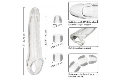 calexotics maxx extensor de pene ajustable transparente