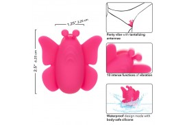 calexotics neon vibes the flutter vibe estimulador 10 vibraciones rosa