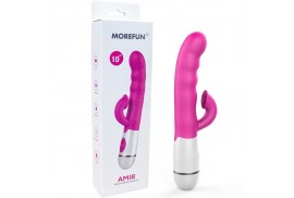 armony amir vibrador multifuncion con lengua estimuladora 16 velocidades rosa