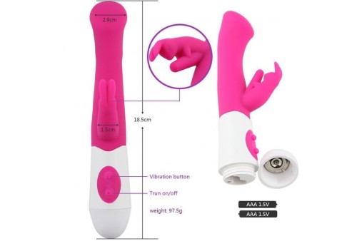 armony rabbit vibrador estimulador punto g 10 velocidades rosa