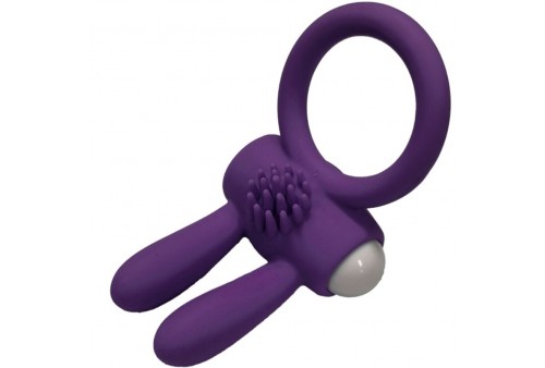 armony mr bunny anillo vibrador silicona purple