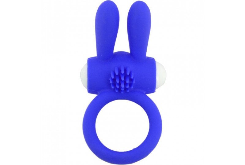 armony mr bunny anillo vibrador silicona azul