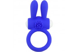 armony mr bunny anillo vibrador silicona azul