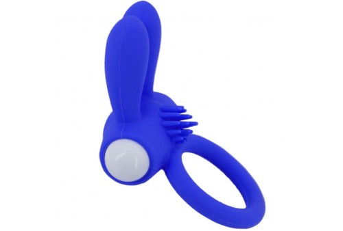 armony mr bunny anillo vibrador silicona azul