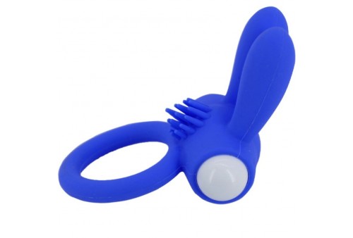 armony mr bunny anillo vibrador silicona azul