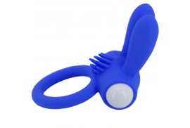 armony mr bunny anillo vibrador silicona azul