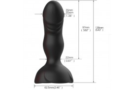 armony extreme a bloom rosa vibrador plug anal control remoto negro