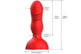 armony extreme a bloom rosa vibrador plug anal control remoto rojo