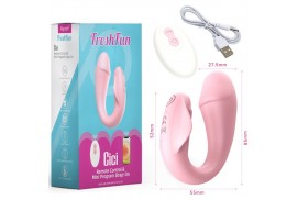 armony freshfun cici vibrador strap on control remoto y app 10 vibraciones rosa