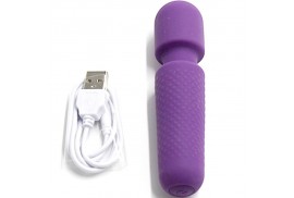 armony your magic masajeador vibrador recargable 10 vibraciones silicona morado