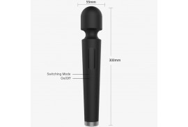 armony x power large masajeador vibrador 7 vibraciones negro