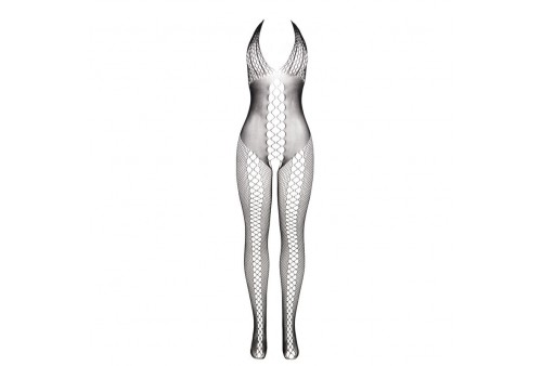 subblime 951832 bodystocking espalda abierta y detalles entrecruzados negro talla única