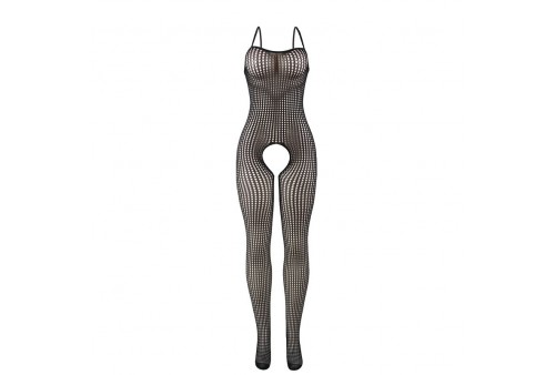 subblime 951726 bodystocking crotchless de rejilla elstico negro talla única