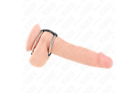 kink anillo pene metal doble 38 cm a 5 cm conectados con cuero