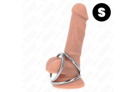 kink anillo pene triple metal cromado 32 cm a 45 cm