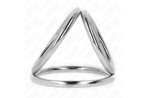 kink anillo pene triple metal cromado 32 cm a 45 cm