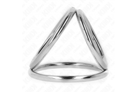 kink anillo pene triple metal cromado 32 cm a 45 cm