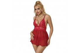 subblime 953836 babydoll espalda abierta rojo s m