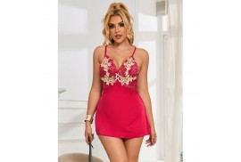 subblime 954123 babydoll con diseño floral rojo s m