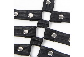 subblime 954413 body bondage de cuero negro l xl