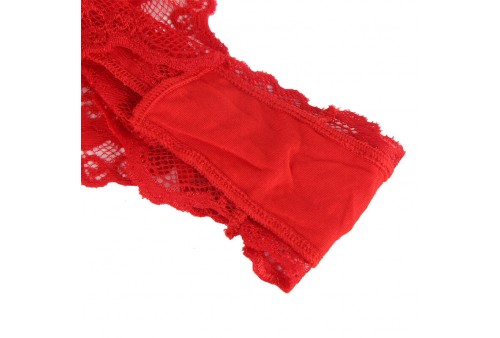 subblime 953973 body sexy con volantes cinturón rojo s m