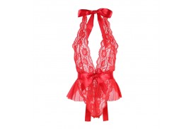 subblime 953980 body sexy con volantes cinturón rojo l xl