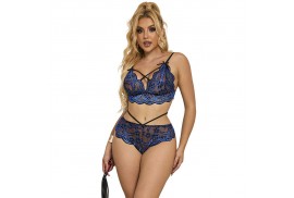 subblime 954062 sujetador panties encaje azul s m