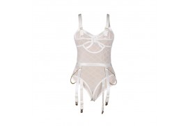 subblime 954291 body con cadenas ligueros blanco l xl