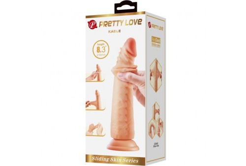 pretty love kable pene super realístico 21 cm natural