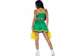 leg avenue disfraz animadora verde s m