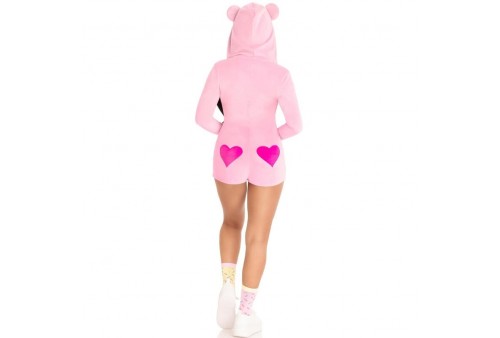 leg avenue body osito terciopelo rosa m