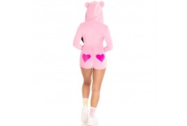 leg avenue body osito terciopelo rosa m