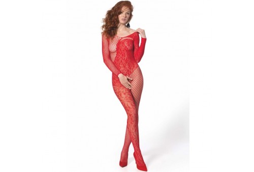 passion bs 107 bodystocking rojo talla única