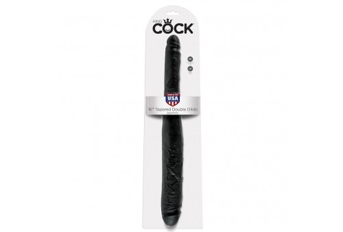 king cock dildo doble negro 406 cm