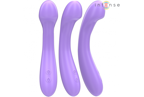 intense becky vibrador 19 cm calentable 7 vibraciones morado