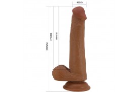 pretty love tallen dildo realístico 22 cm mulato