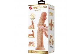 pretty love sharife dildo realístico 25 cm natural