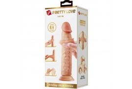 pretty love keon dildo realístico 21 cm natural