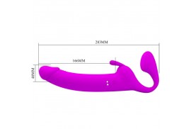 pretty love zanini dildo strap on sin arnes 10 vibraciones morado