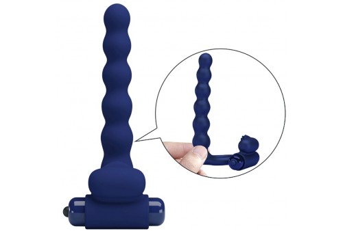 pretty love ajmal anillo vibrador con plug azul