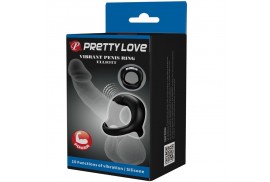 pretty love elliott anillo vibrador negro