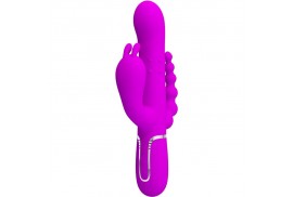 pretty love cammy triple vibrador multifunción 4 en 1 rosa