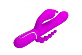 pretty love cammy triple vibrador multifunción 4 en 1 rosa