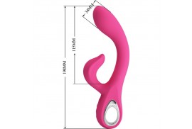 pretty love fritz vibrador rabbit 12 vibraciones rosa